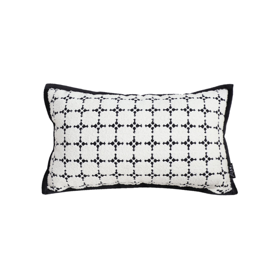 SOGA 30x50cm Rectanngular Nordic Monochrome Pattern Pillowcase
