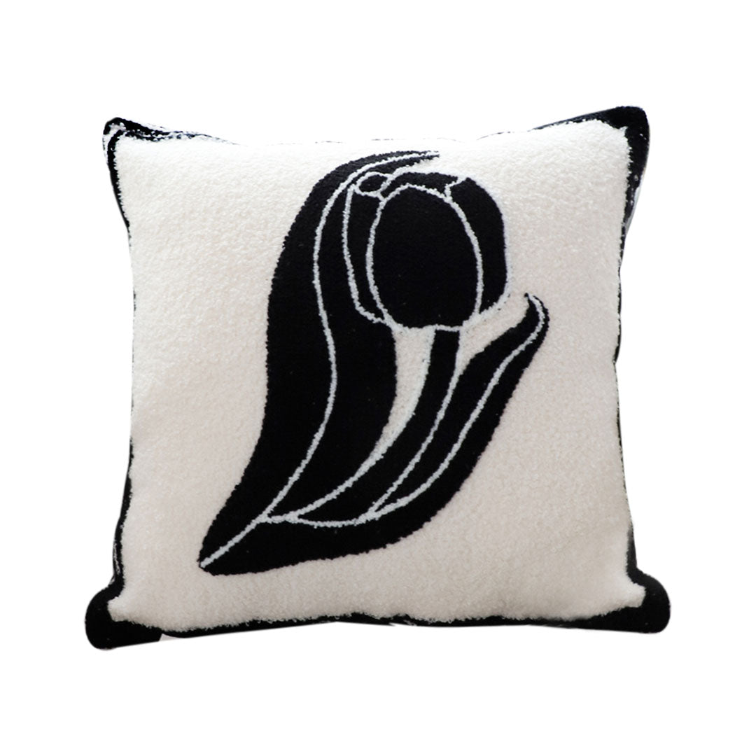 SOGA 45cm Abstract Swan Pillowcase