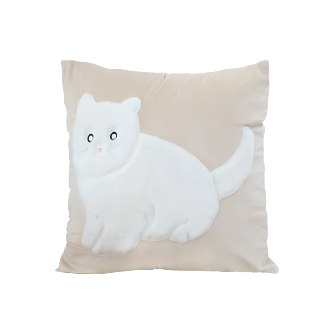 SOGA 45cm Adorable Cat Silhouette Pillowcase