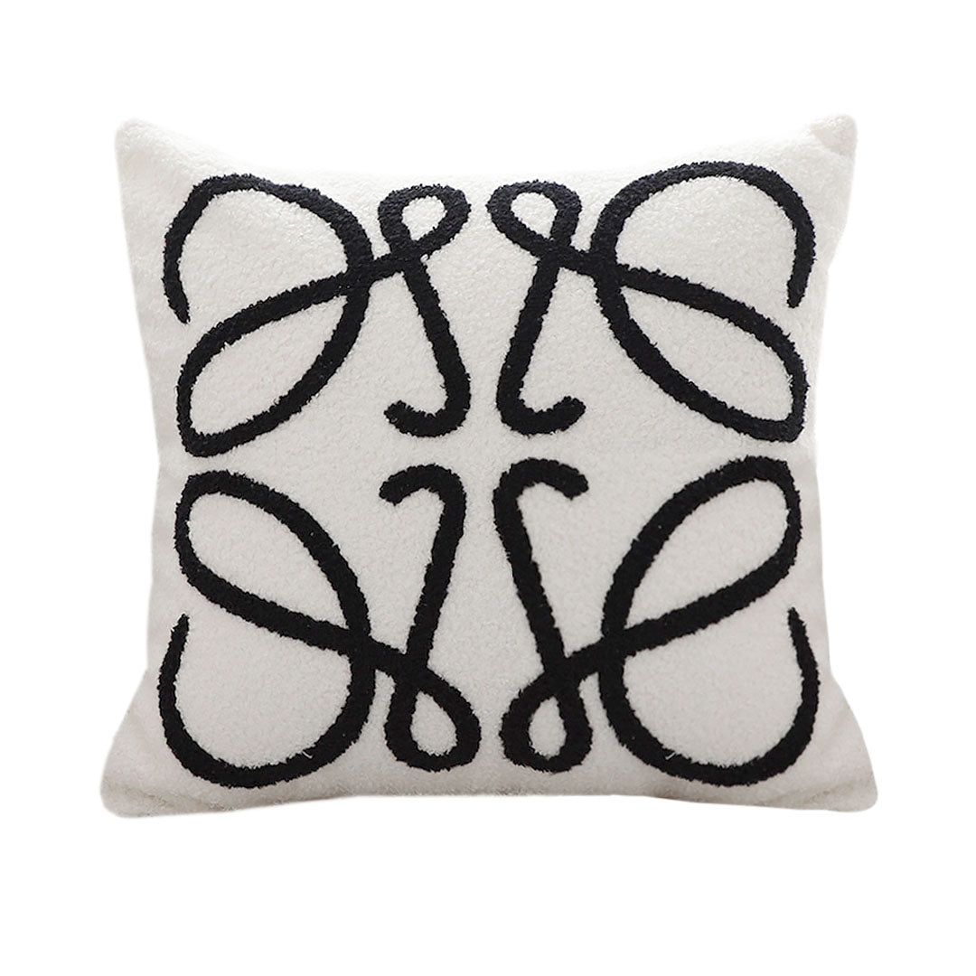 SOGA 45cm Modern Art Loop Pillowcase