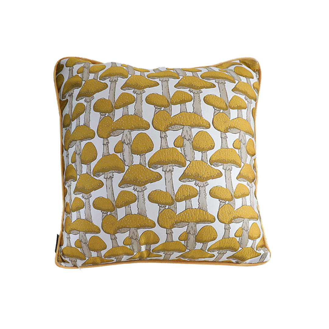 SOGA 45cm Ginkgo Leaf Pillowcase (Yellow)