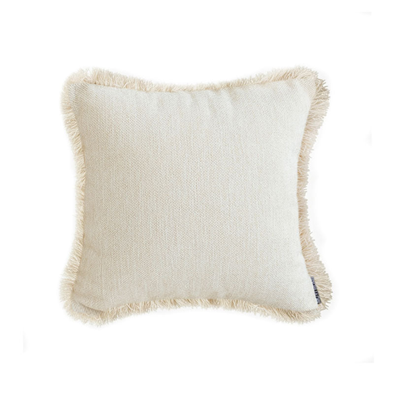SOGA 45cm Cream White Pillowcase