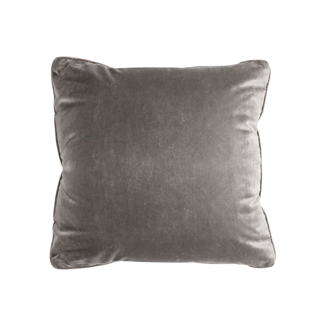 SOGA 45cm Velvet Pillowcase (Dove Gray)