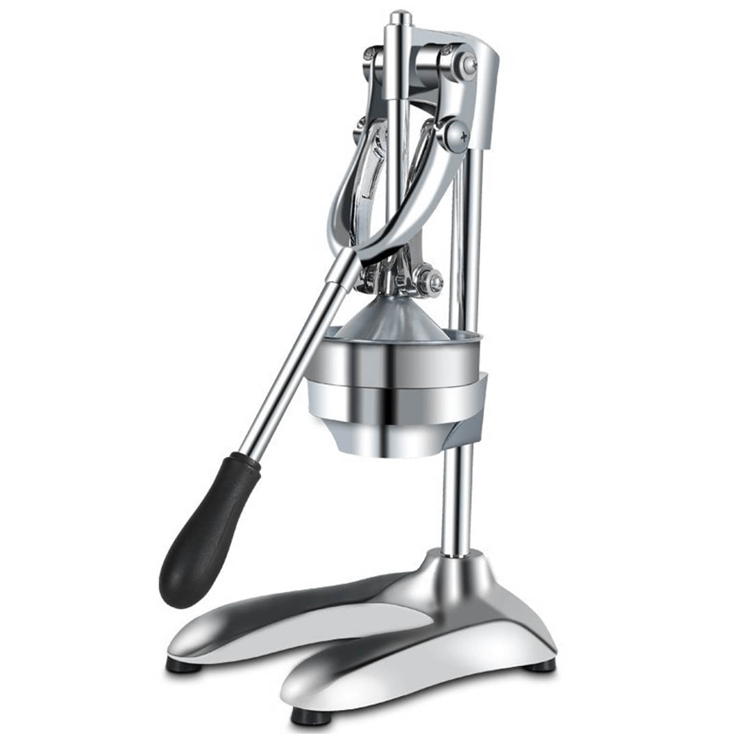 SOGA Manual Citrus Juicer – Commercial Stainless Steel Hand Press Orange Juice Extractor & Squeezer, Silver