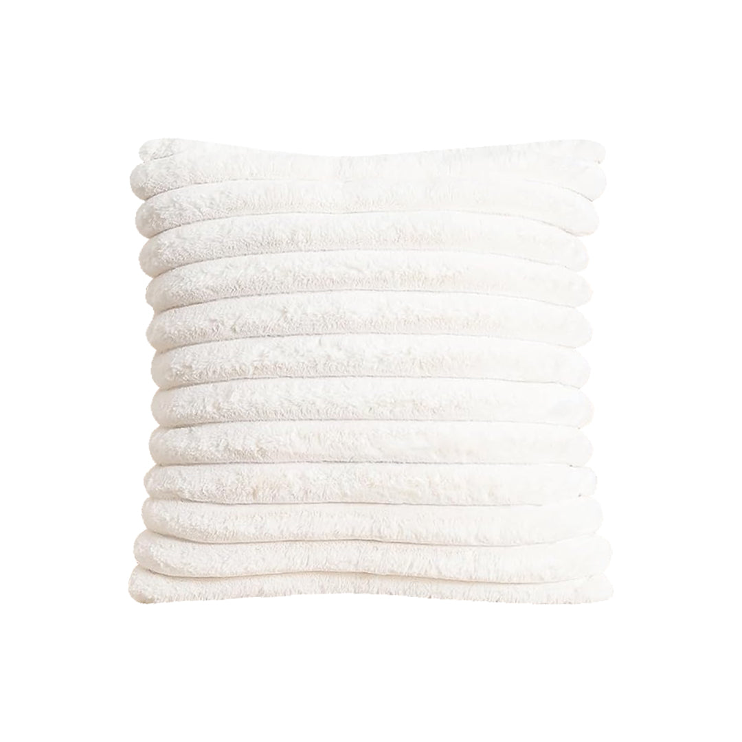 SOGA 45cm Boho Cream Tassel Throw Pillow Cover