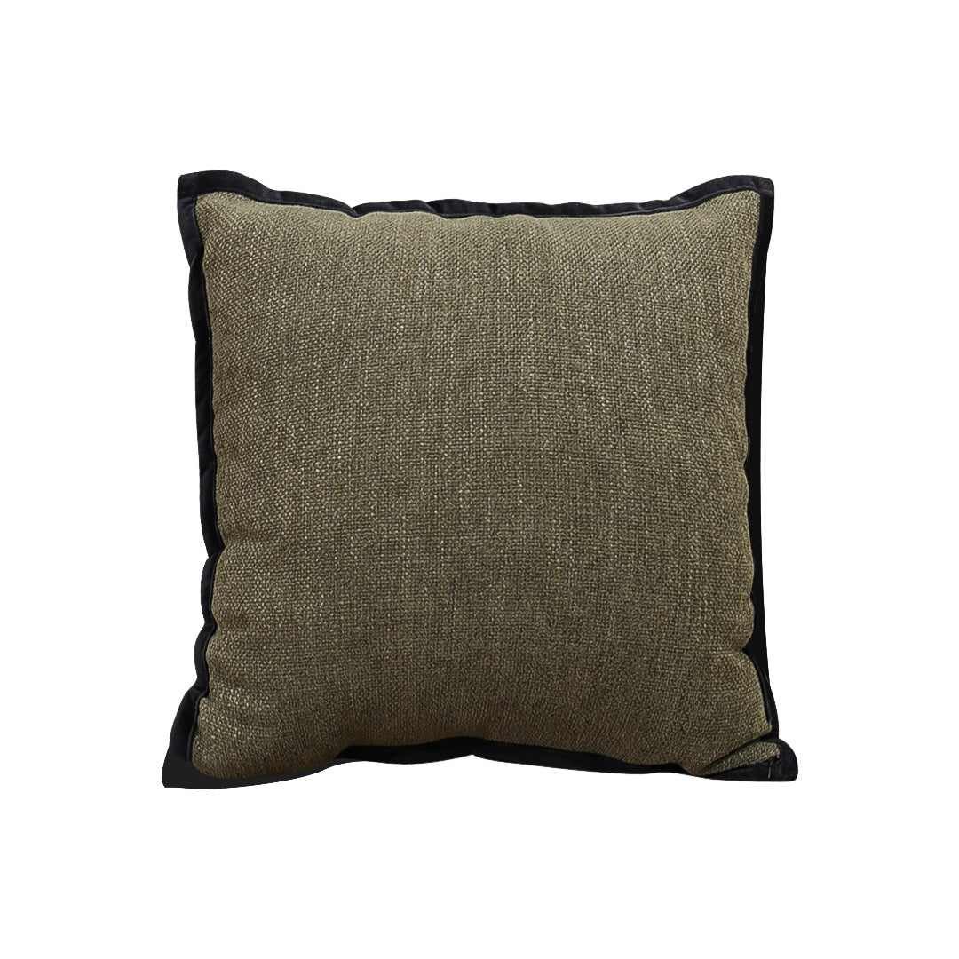 SOGA 45cm Soft Olive Green Square Decorative Pillowcase