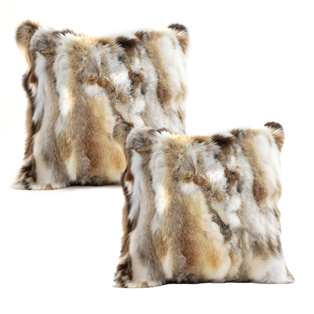 SOGA 2X 45cm Faux Fur Luxury Pillowcase (Mixed)