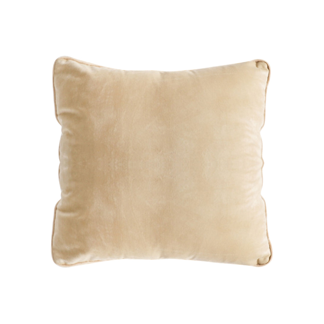 SOGA 45cm Velvet Pillowcase (Champagne Beige)