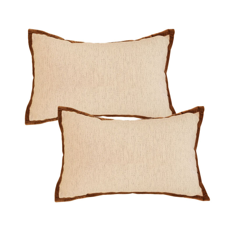 SOGA 2X 30x50cm Vintage Off-White Decorative Pillowcase