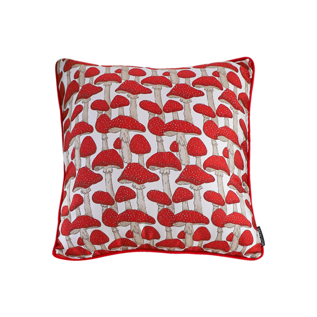SOGA 45cm Ginkgo Leaf Pillowcase (Red)