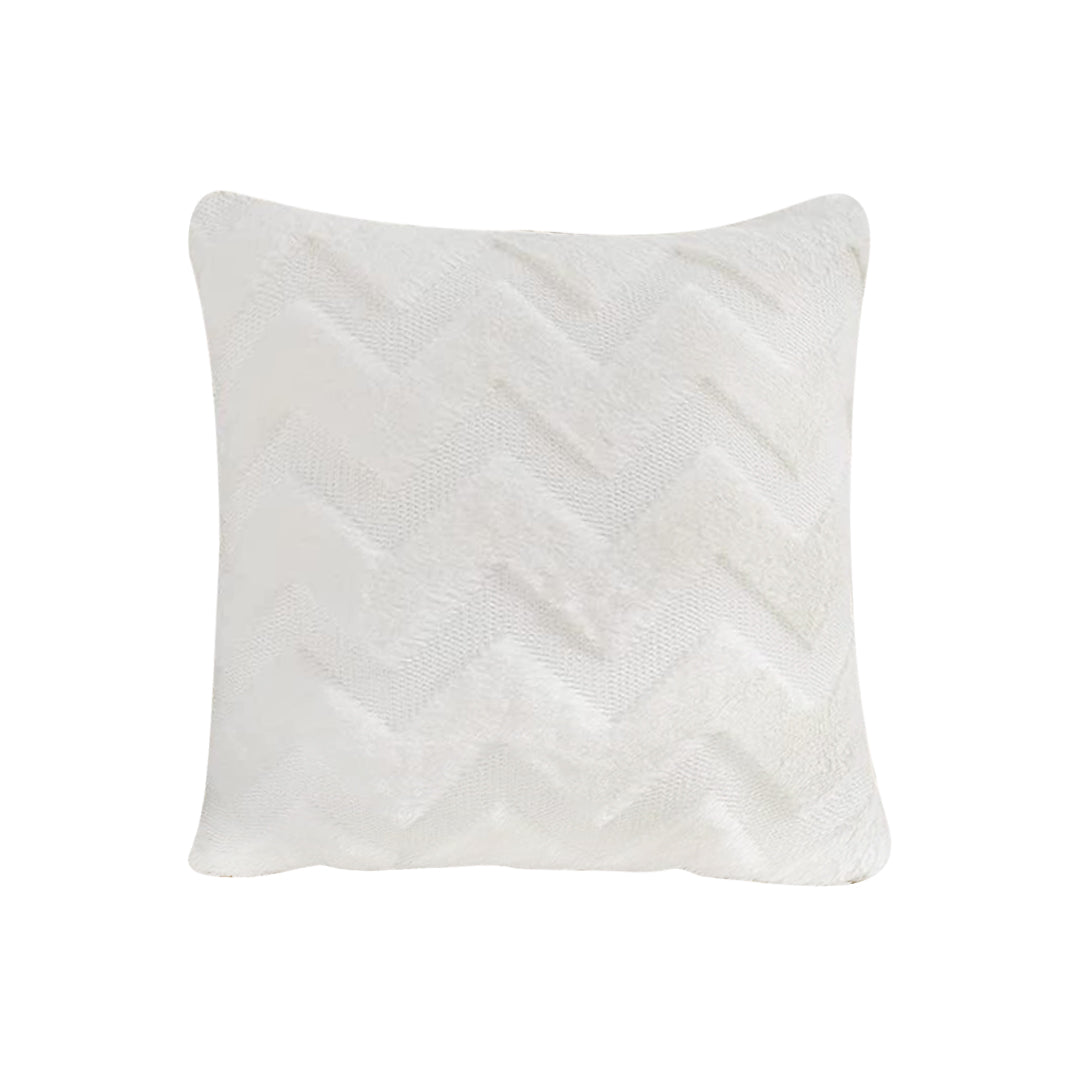 SOGA 45cm Chevron Pure Pillowcase