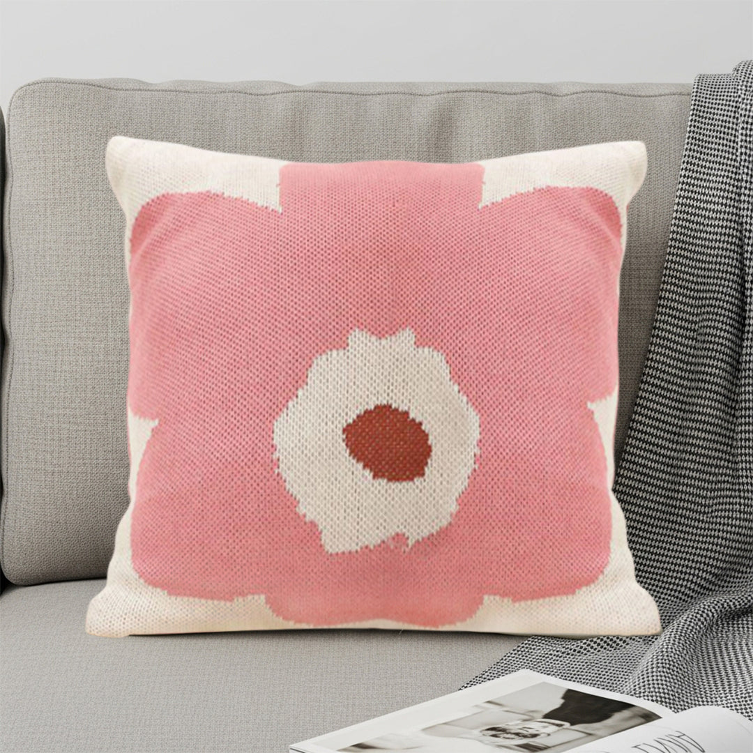 SOGA 45cm Blush Bloom Pillowcase