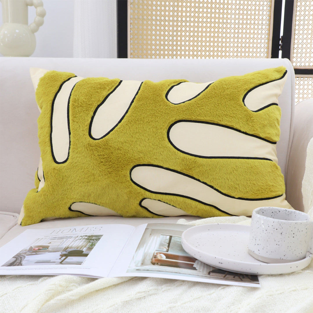 SOGA 38x60cm Coral Branch Pillowcase (Yellow)