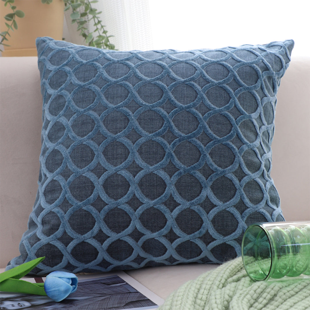 SOGA 45cm Geometric Circle Pillowcase