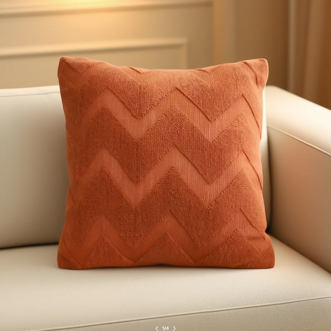 SOGA 45cm Chevron Zigzag Pillowcase
