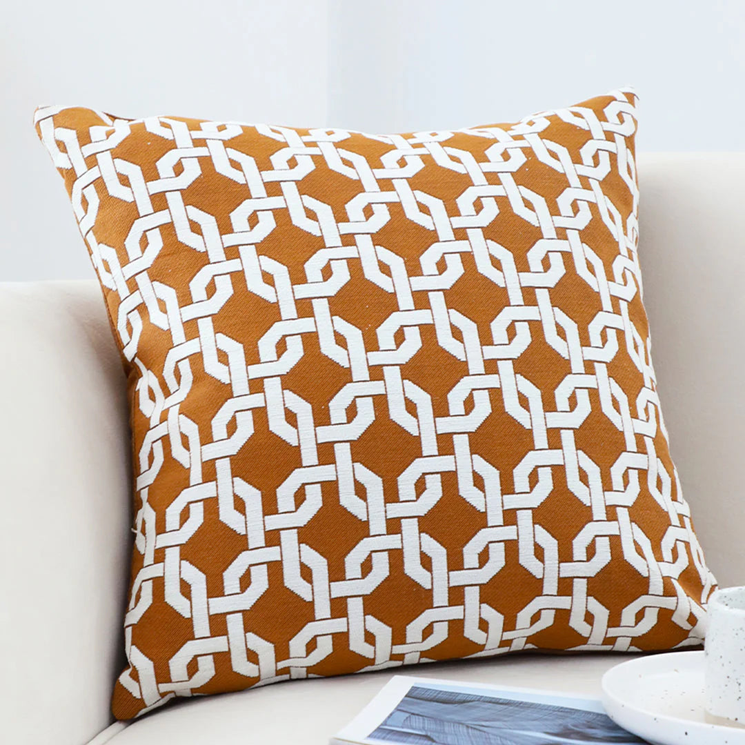 SOGA 45cm Moroccan Lattice Decorative Pillow Cover