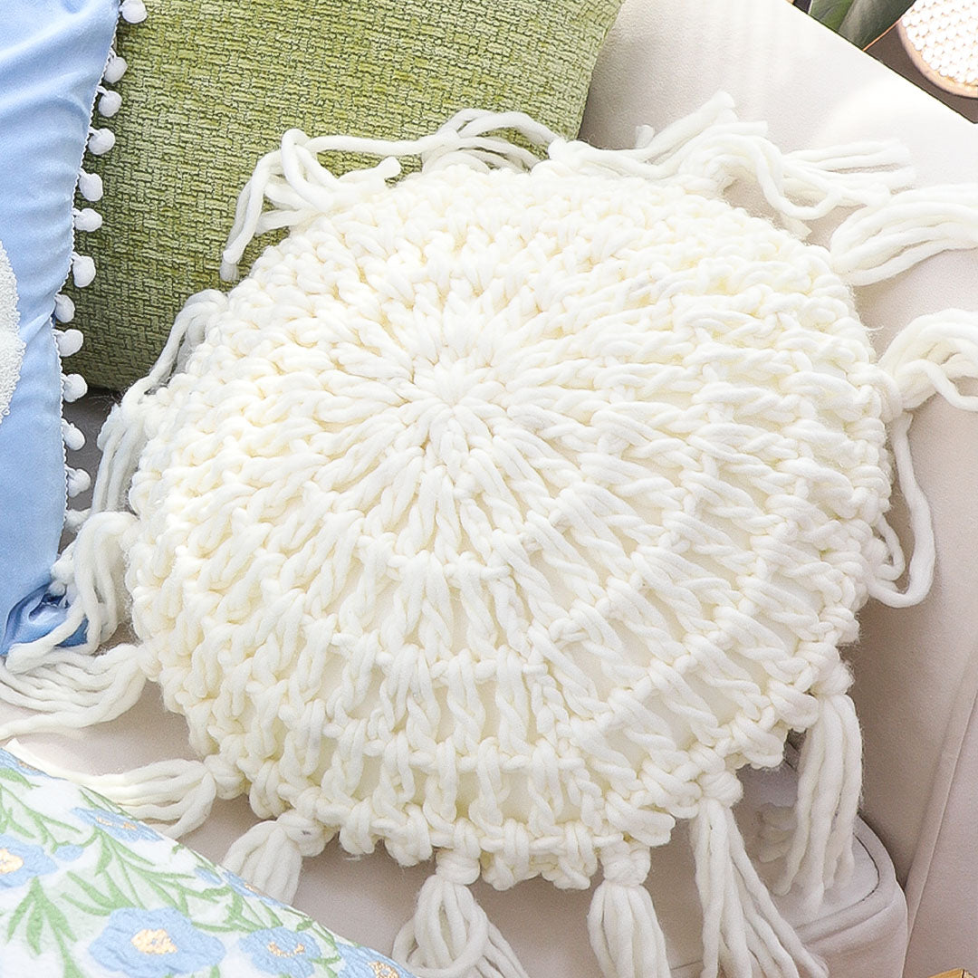 SOGA 43cm Chunky Knit Texture Pillowcase