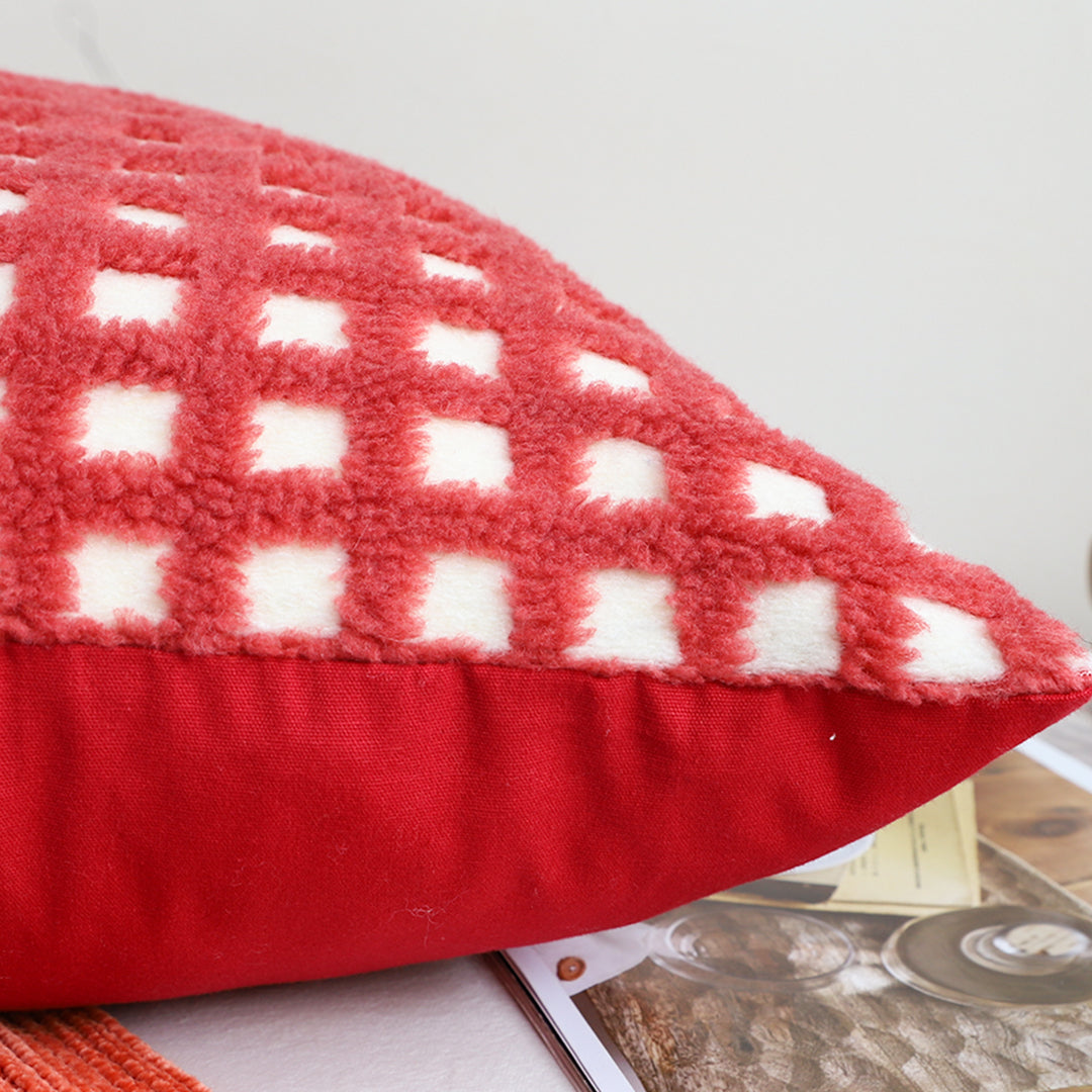 SOGA 45cm Coral Polka Dot Charm Pillowcase