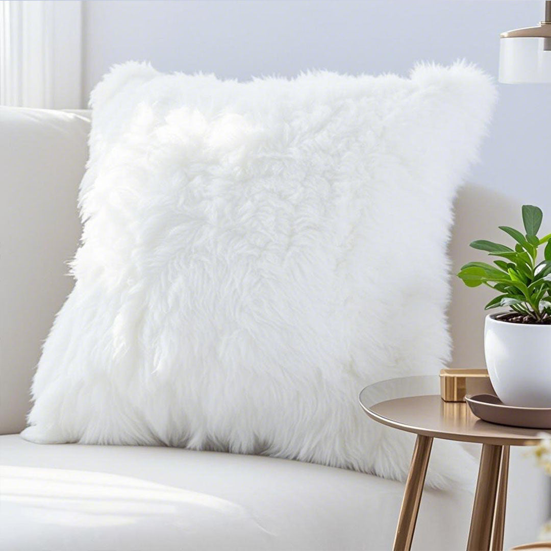 SOGA 45cm  Pure White Textured Pillowcase