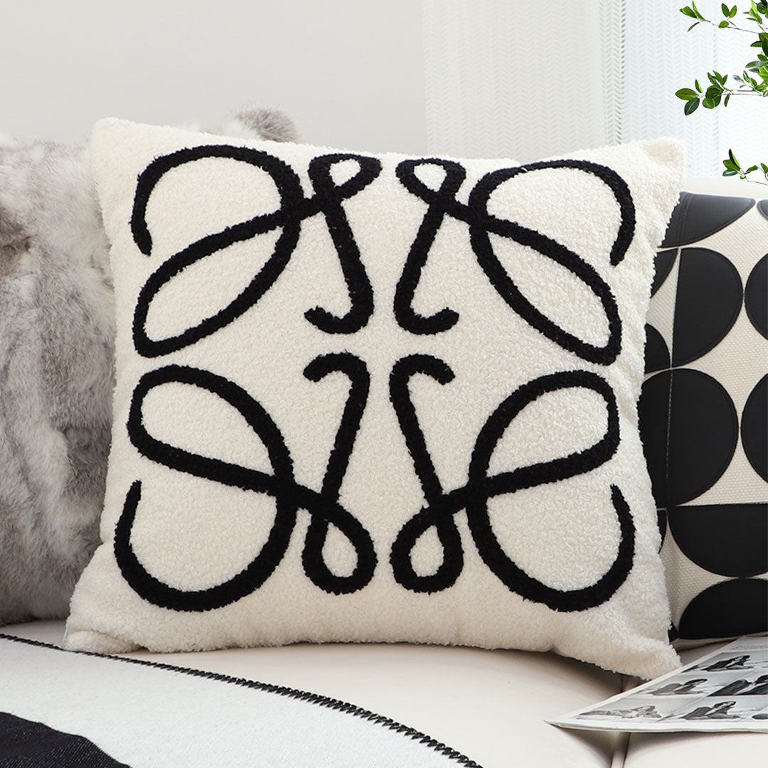 SOGA 45cm Modern Art Loop Pillowcase