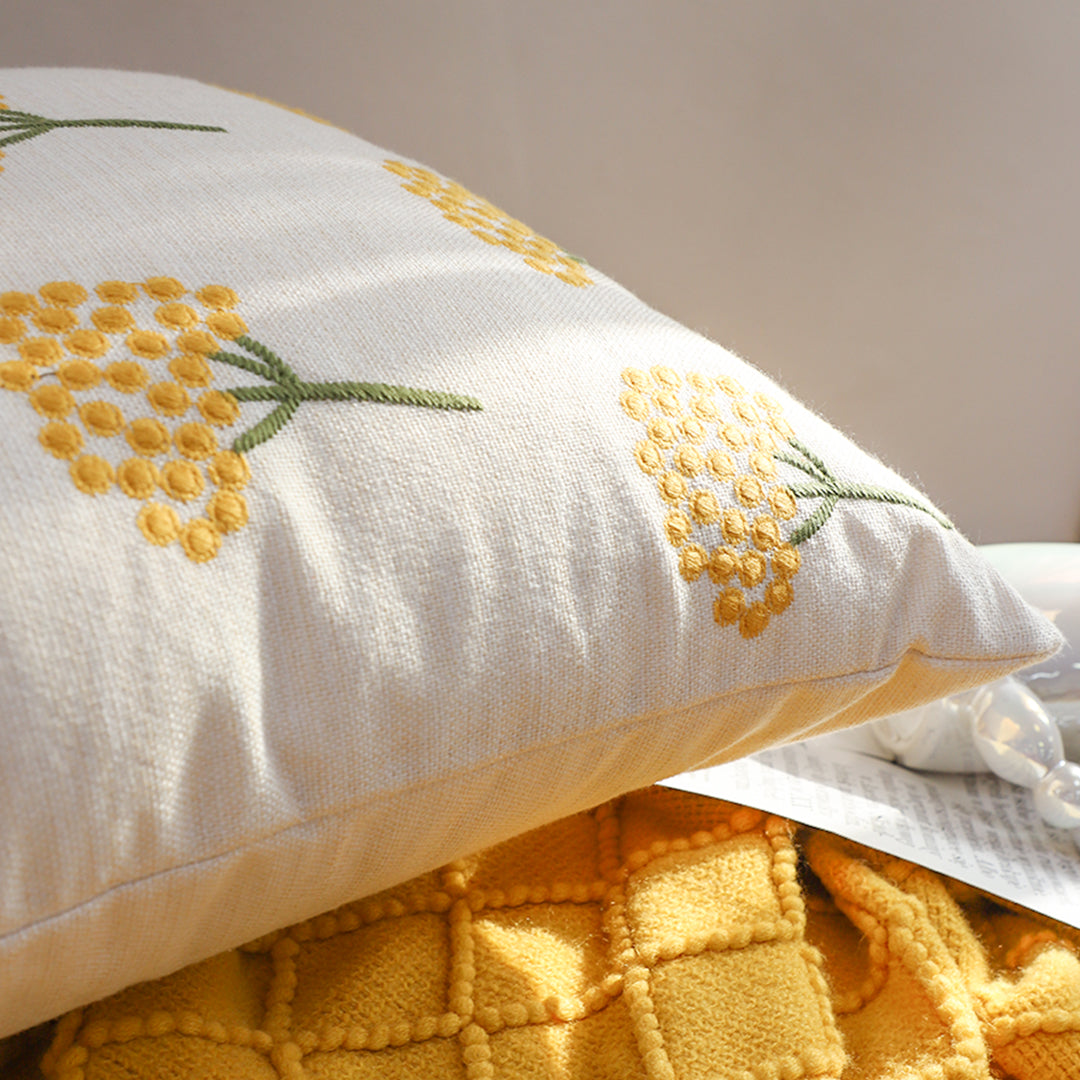 SOGA 45cm Sunny Dandelion Print Pillow Cover
