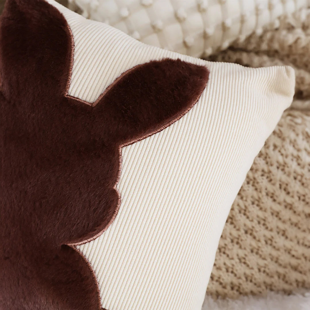 SOGA 45cm "Bunny Silhouette Pillowcase