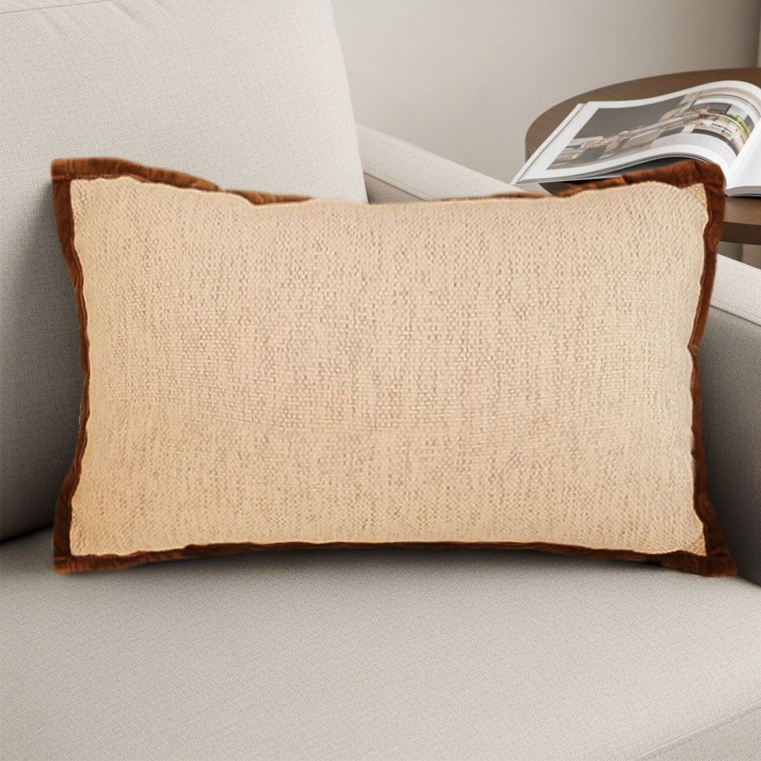 SOGA 2X 30x50cm Vintage Off-White Decorative Pillowcase