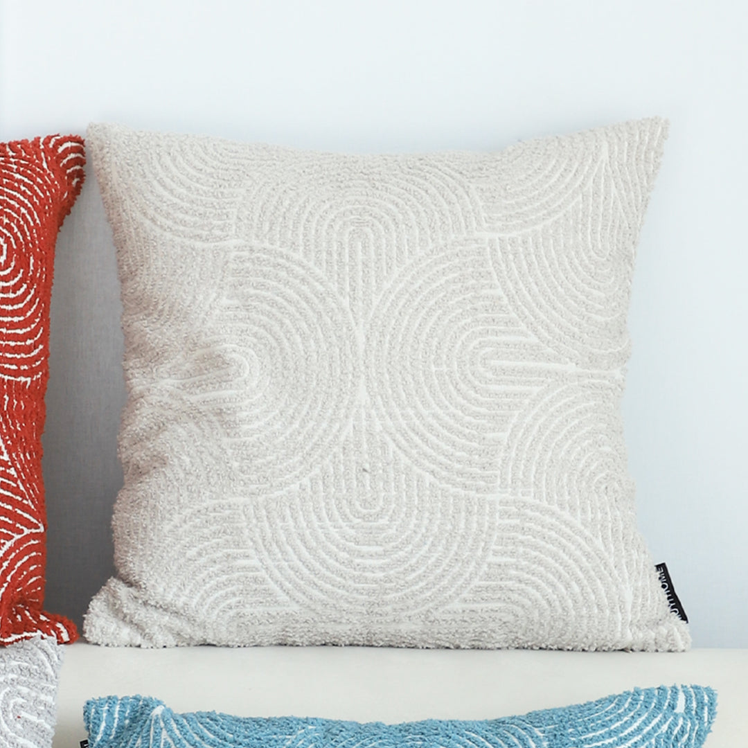 SOGA 2X 45cm Gray Geometric Plush Pillowcase