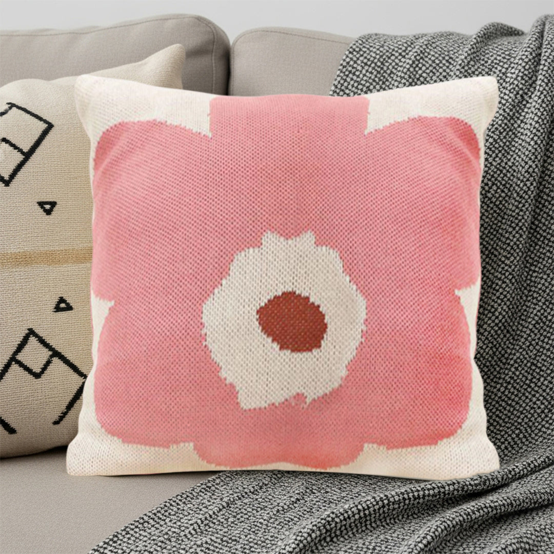 SOGA 45cm Blush Bloom Pillowcase
