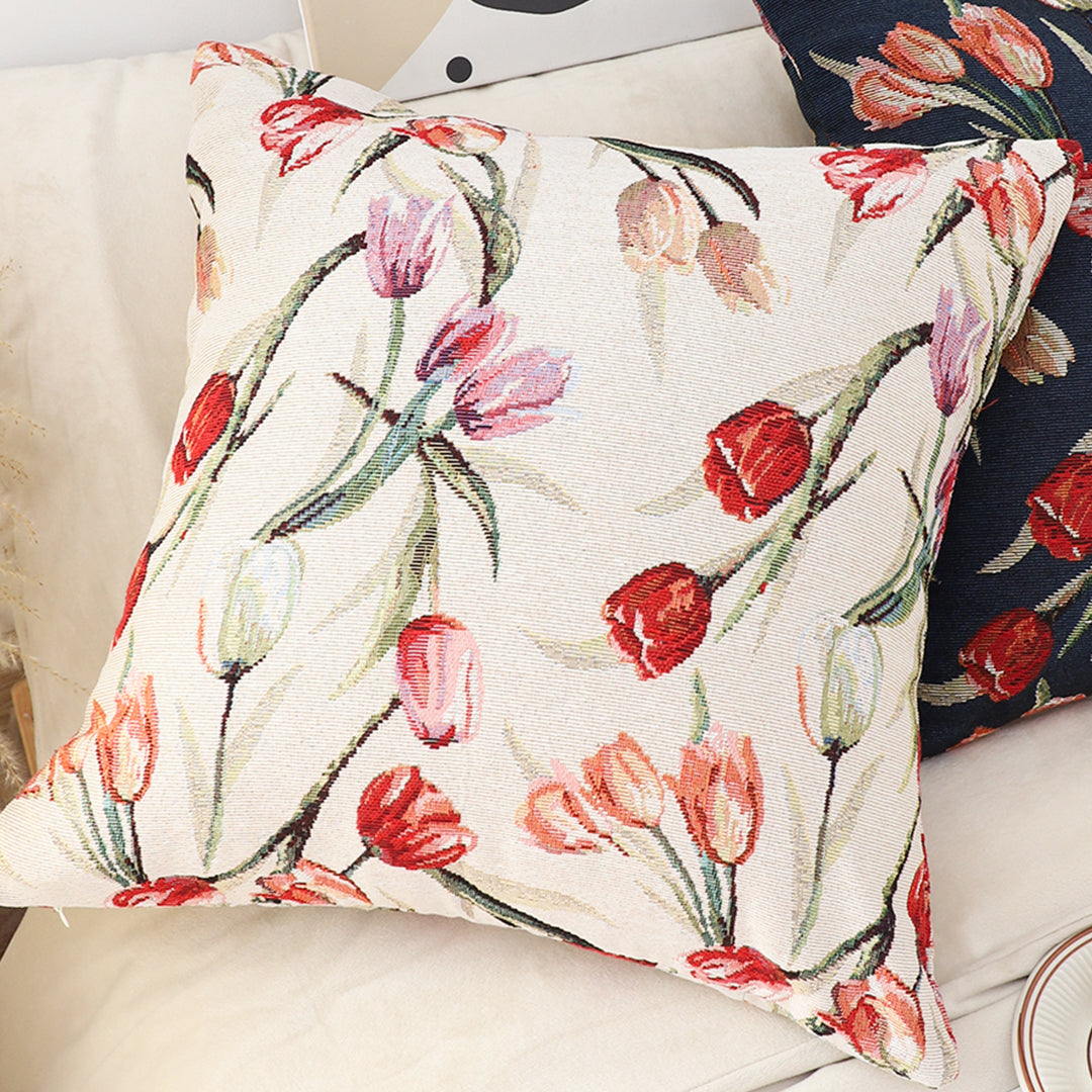 SOGA 45cm Botanical Floral Pillowcase (Light)