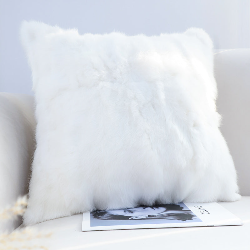 SOGA 45cm Pure White Textured Pillowcase