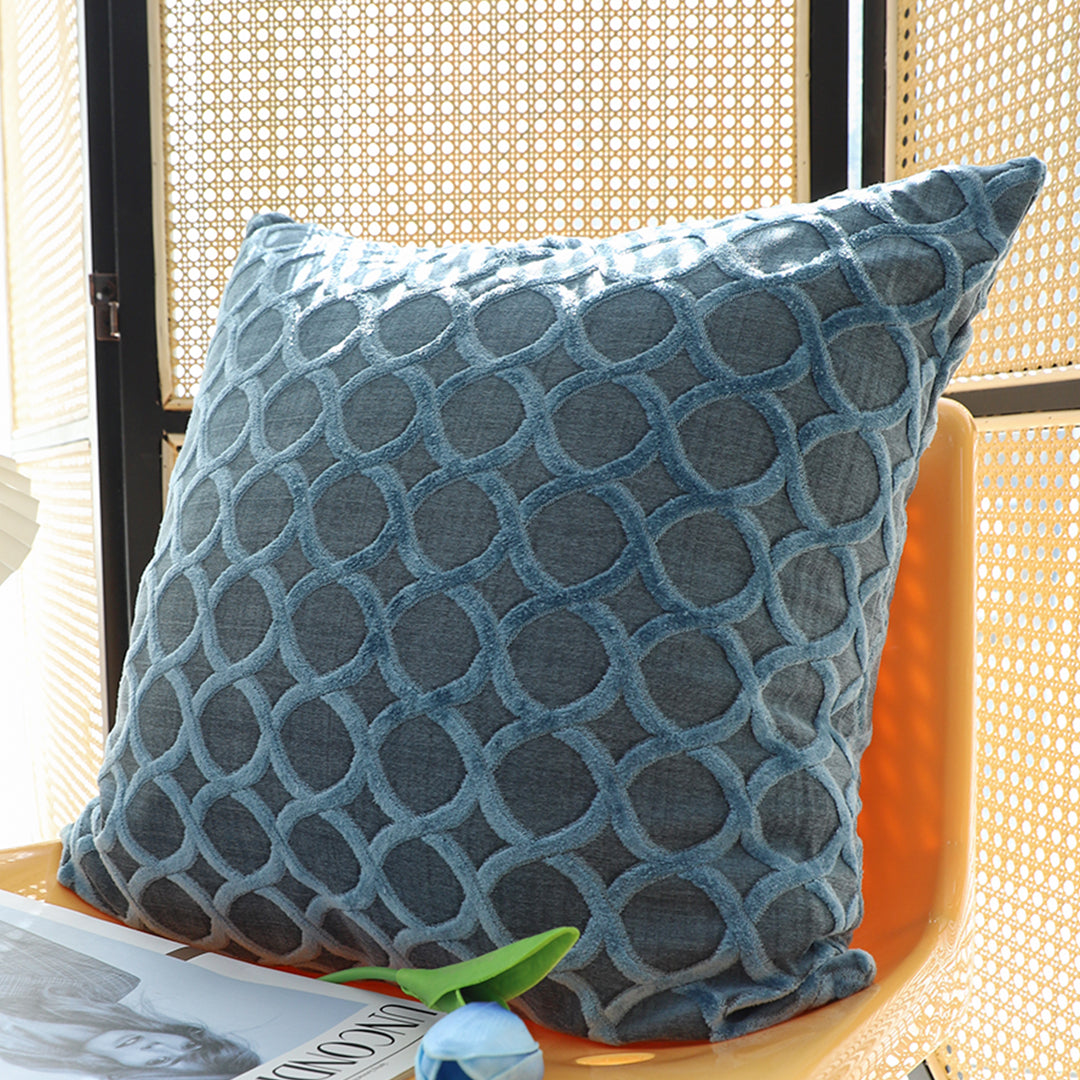 SOGA 45cm Geometric Circle Pillowcase