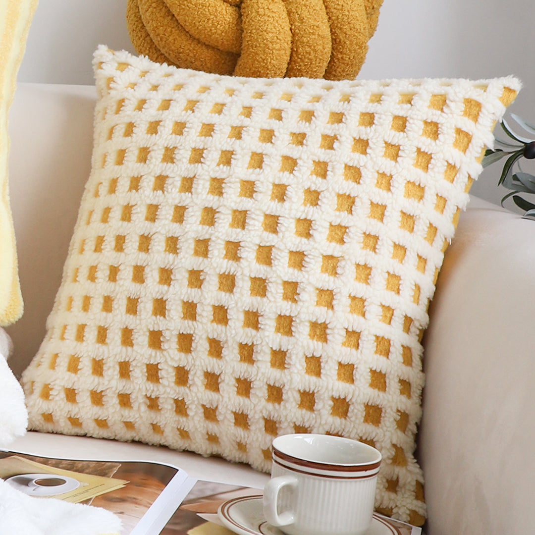 SOGA 45cm Sunshine Polka Dot Bliss Pillowcase