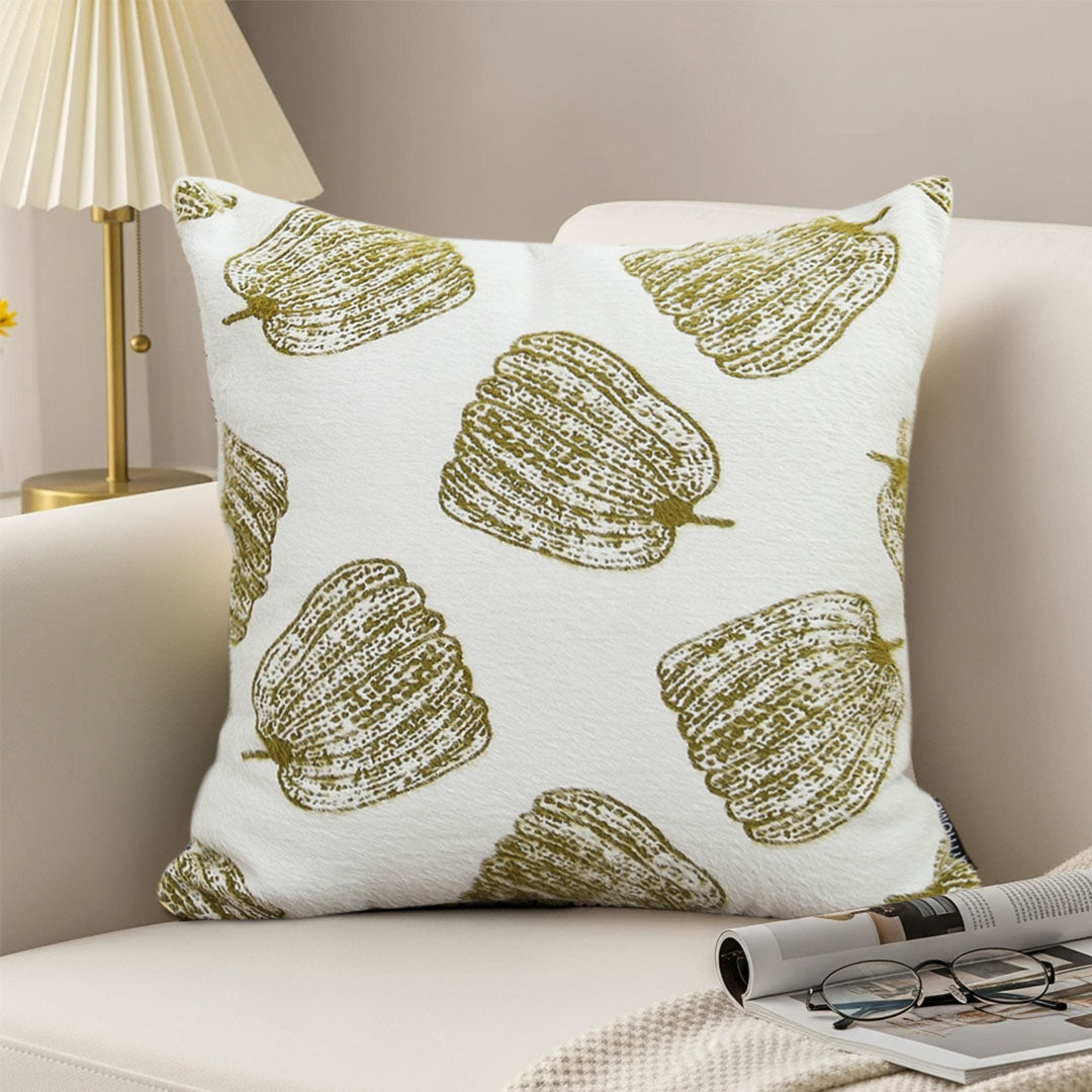 SOGA 45cm Harvest Patch” Rustic Pumpkin Decorative Pillowcase