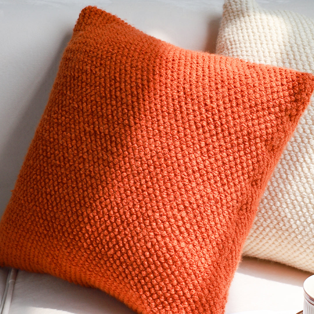 SOGA 45cm Textured Rust Pillowcase