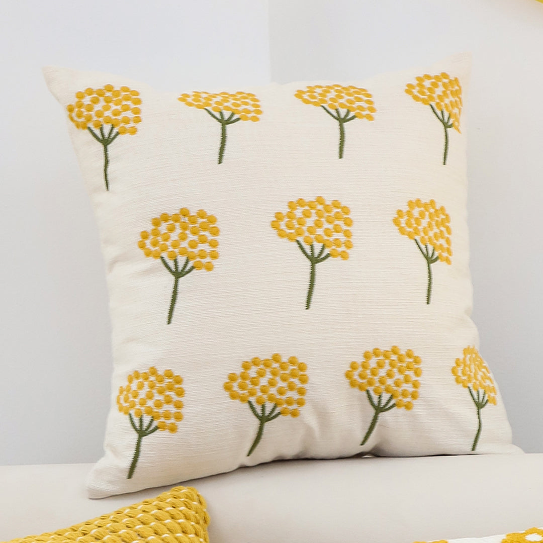 SOGA 45cm Sunny Dandelion Print Pillow Cover