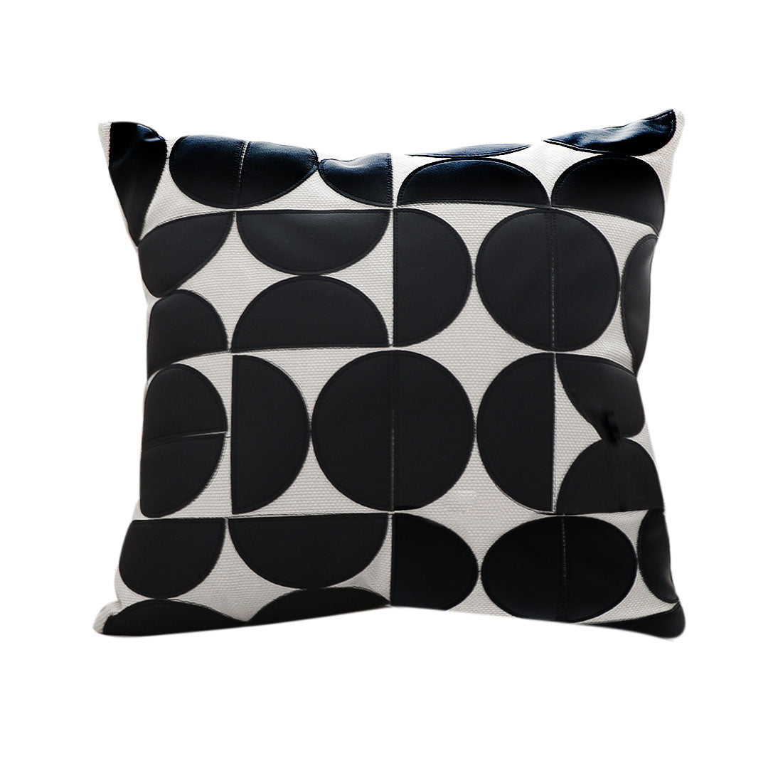 SOGA 45cm Modern Geometric Circles Pillowcase