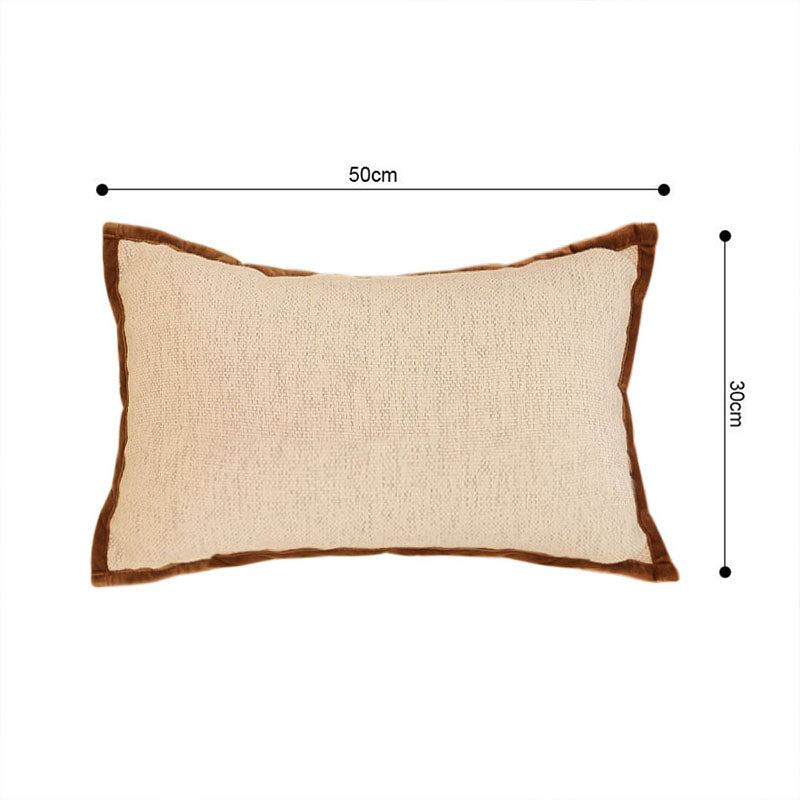 SOGA 2X 30x50cm Vintage Off-White Decorative Pillowcase