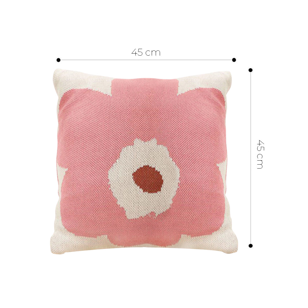 SOGA 45cm Blush Bloom Pillowcase