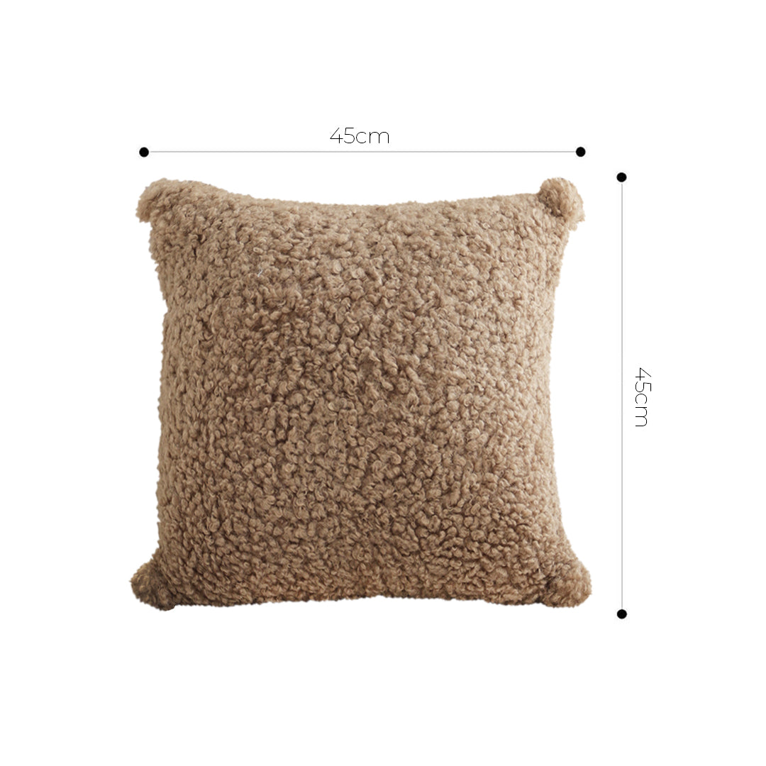 SOGA 45cm Sage Green Textured Lumbar Pillow with Tassels