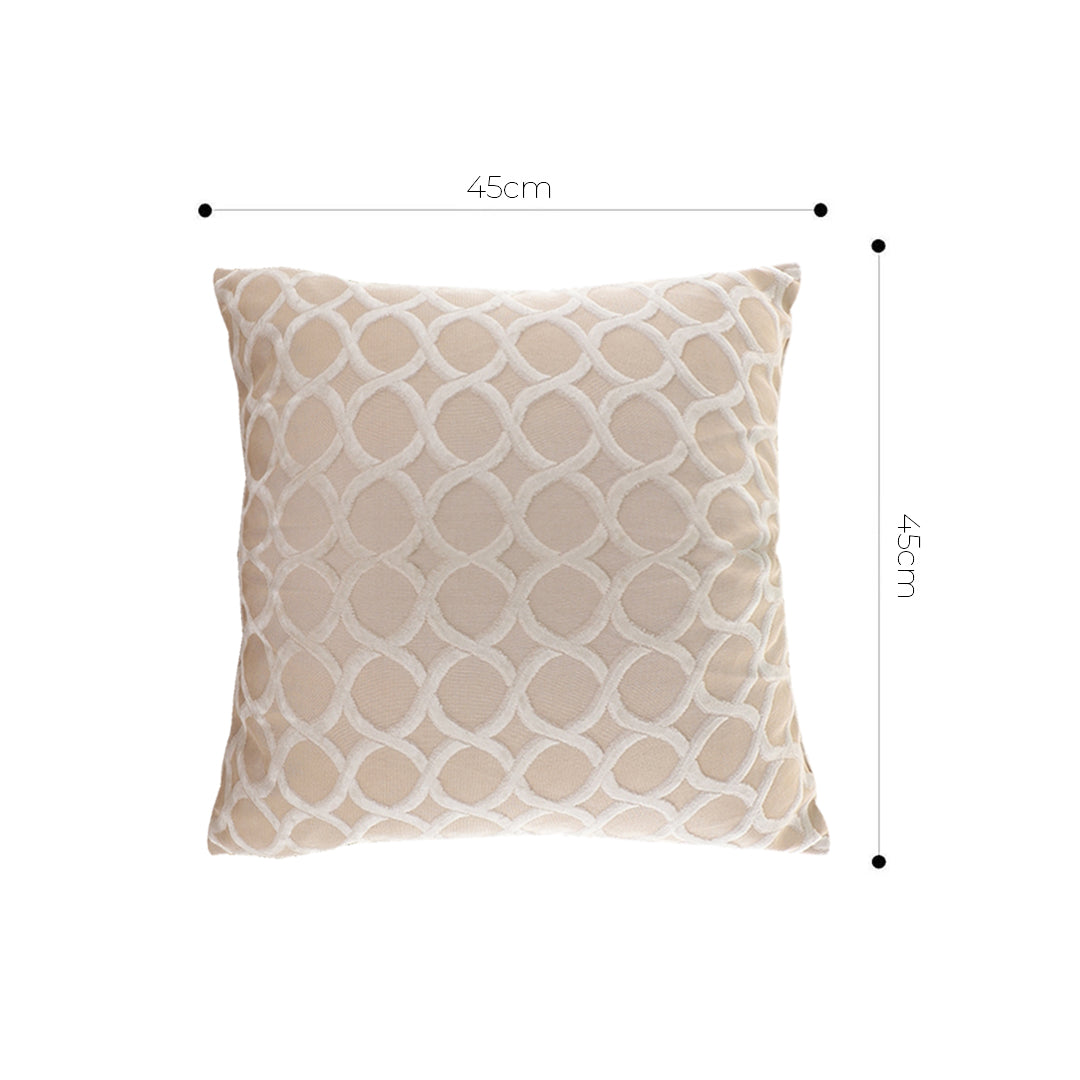 SOGA 45cm Quilted Diamond Pillowcase