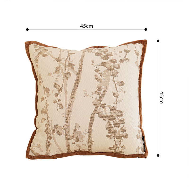 SOGA 2X 45cm Botanical Branch Print Decorative Pillowcases