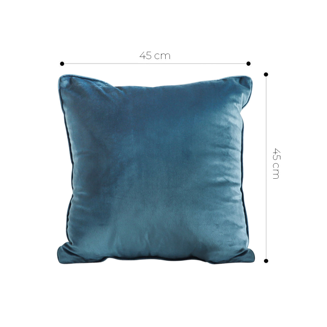 SOGA 45cm Velvet Pillowcase (Deep Teal)