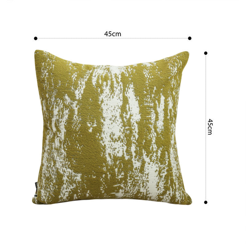 SOGA 2X 45cm Olive Drift” Reverse-Print Decorative Pillowcase