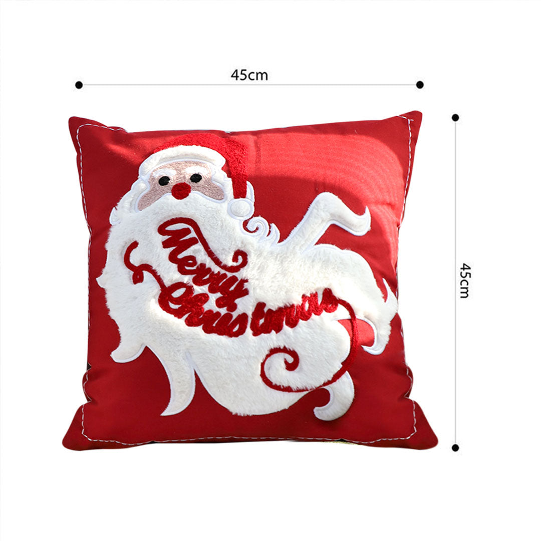 SOGA 2X 45cm Classic Santa Claus Christmas Pillowcase