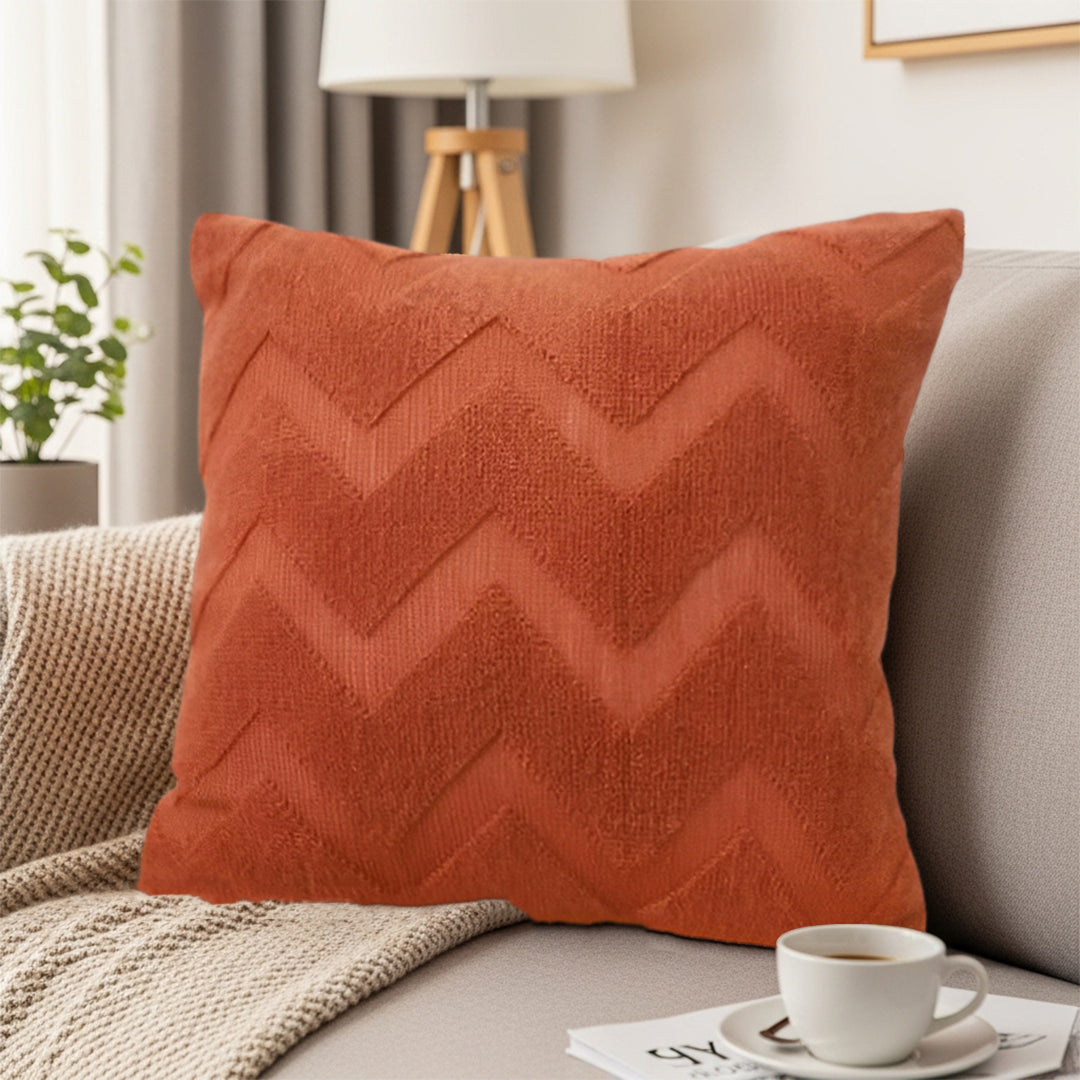 SOGA 45cm Chevron Zigzag Pillowcase