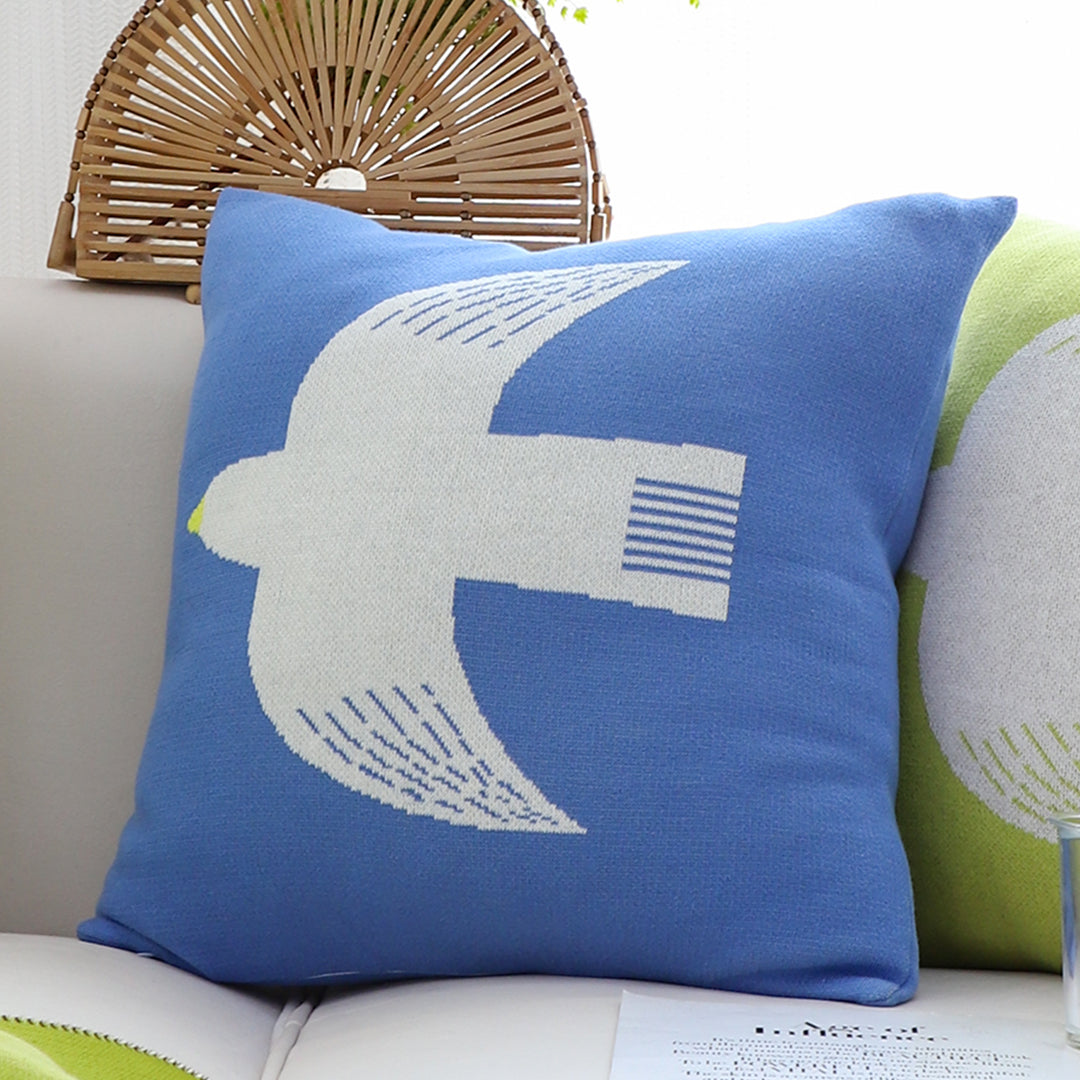 SOGA 45cm Classic Blue Dove Christmas Pillowcase