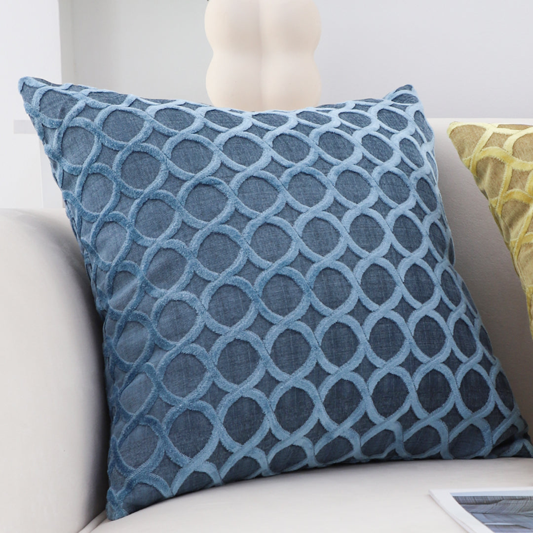 SOGA 45cm Geometric Circle Pillowcase