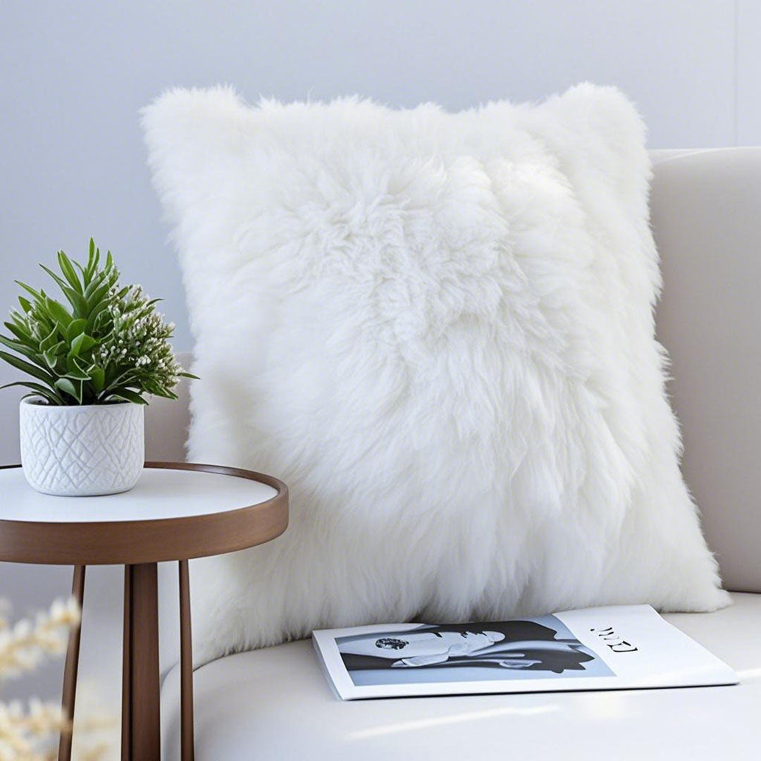 SOGA 45cm Pure White Textured Pillowcase