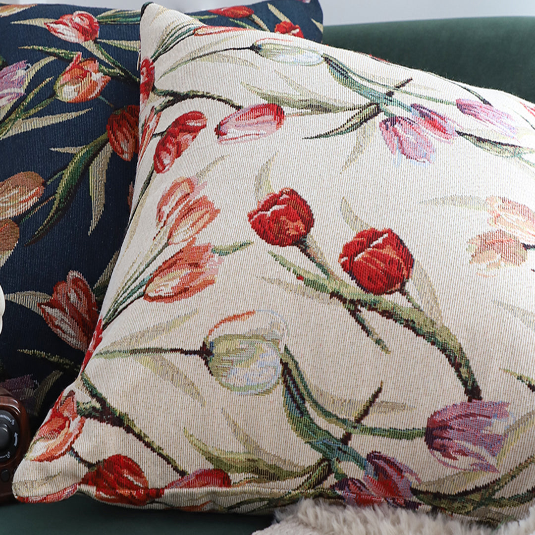 SOGA 45cm Botanical Floral Pillowcase (Light)